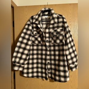 Time and Tru Plaid Shacket